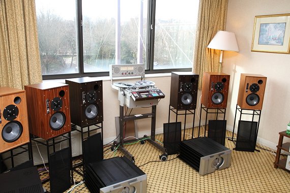 Graham Audio
      demonstration room at the 2014 Bristol Sound & Vision show
